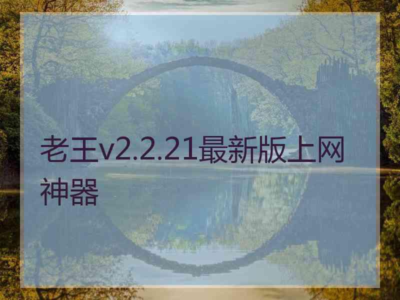 老王v2.2.21最新版上网神器