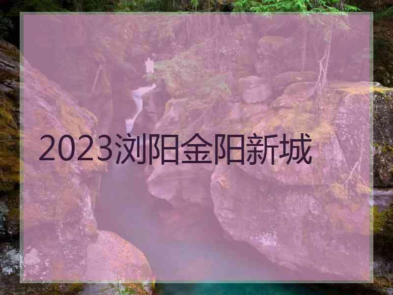 2023浏阳金阳新城