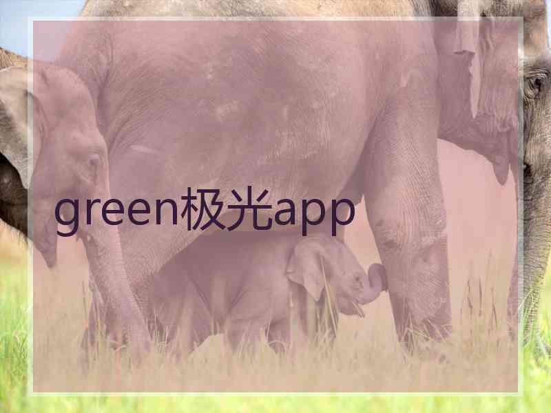 green极光app