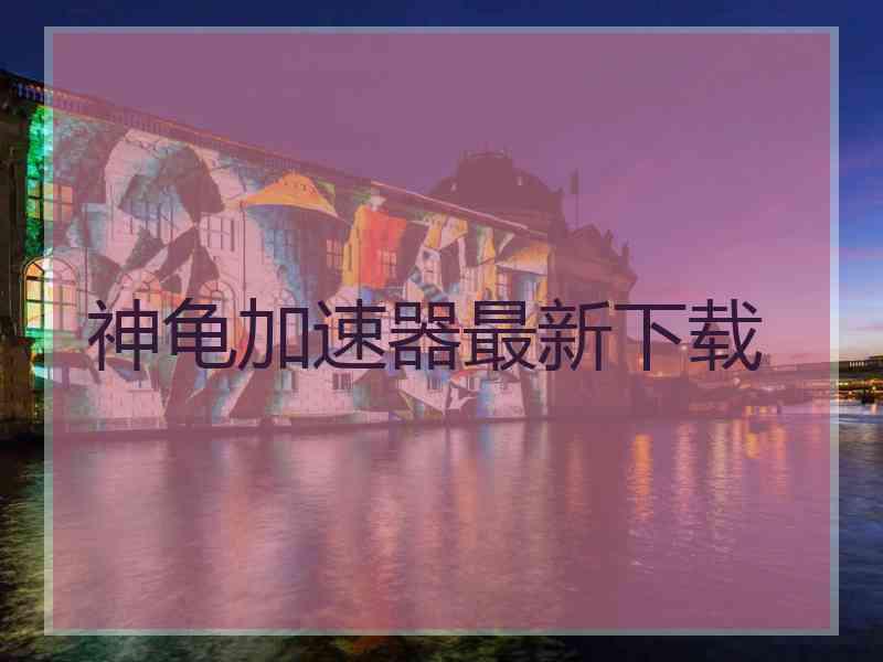 神龟加速器最新下载