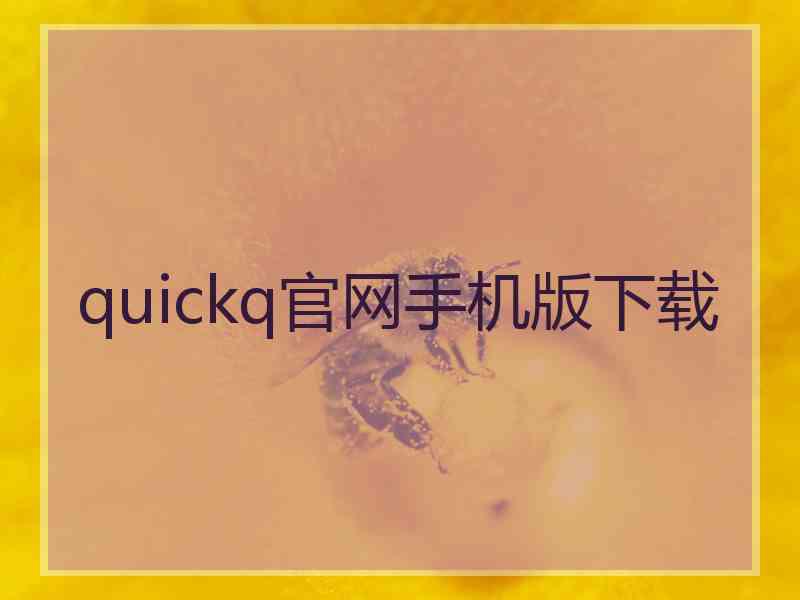 quickq官网手机版下载