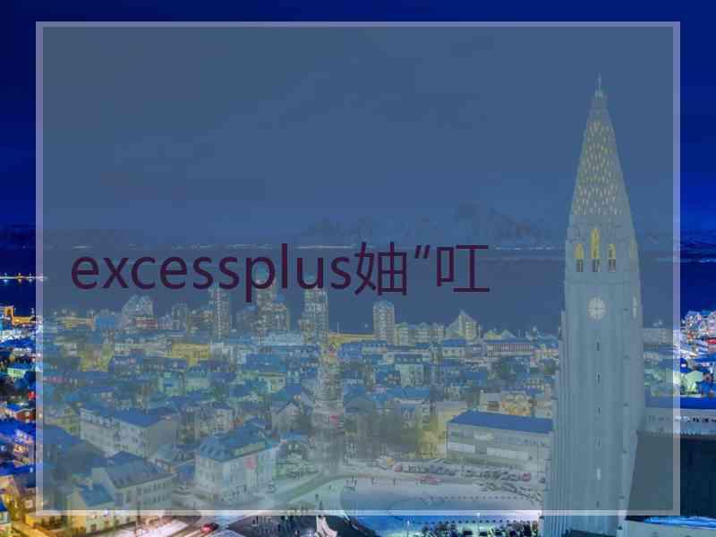excessplus妯″叿