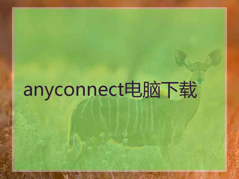 anyconnect电脑下载