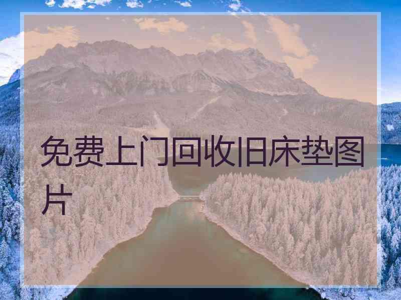 免费上门回收旧床垫图片