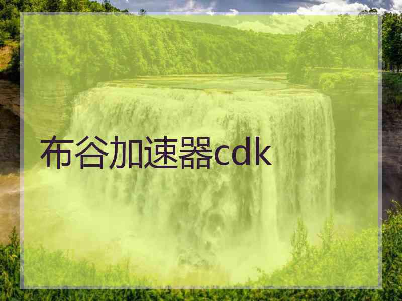 布谷加速器cdk