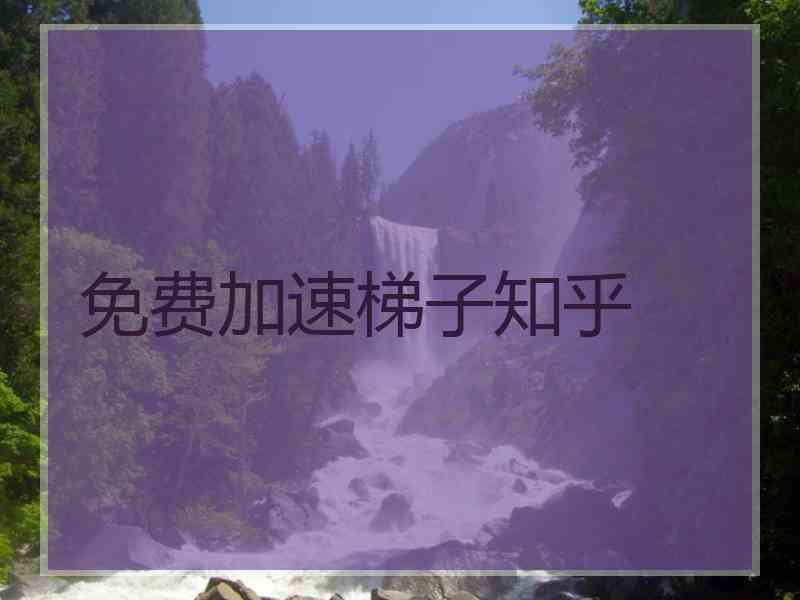 免费加速梯子知乎