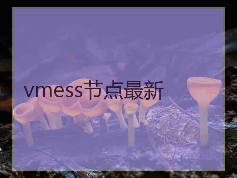 vmess节点最新