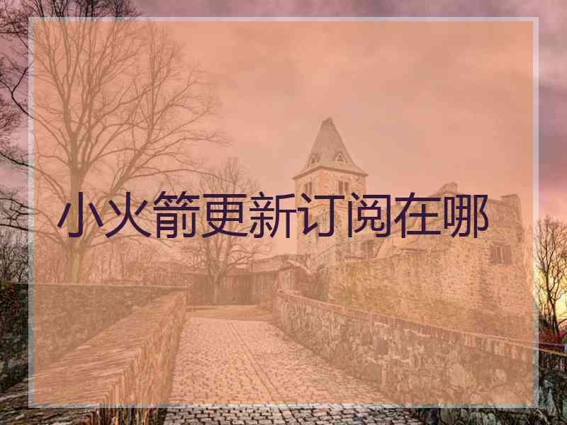 小火箭更新订阅在哪