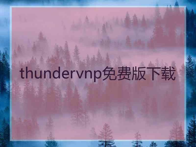 thundervnp免费版下载