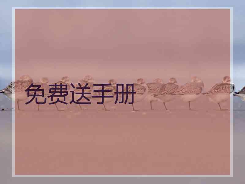 免费送手册
