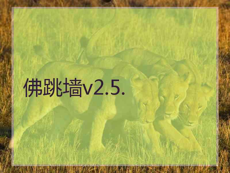 佛跳墙v2.5.