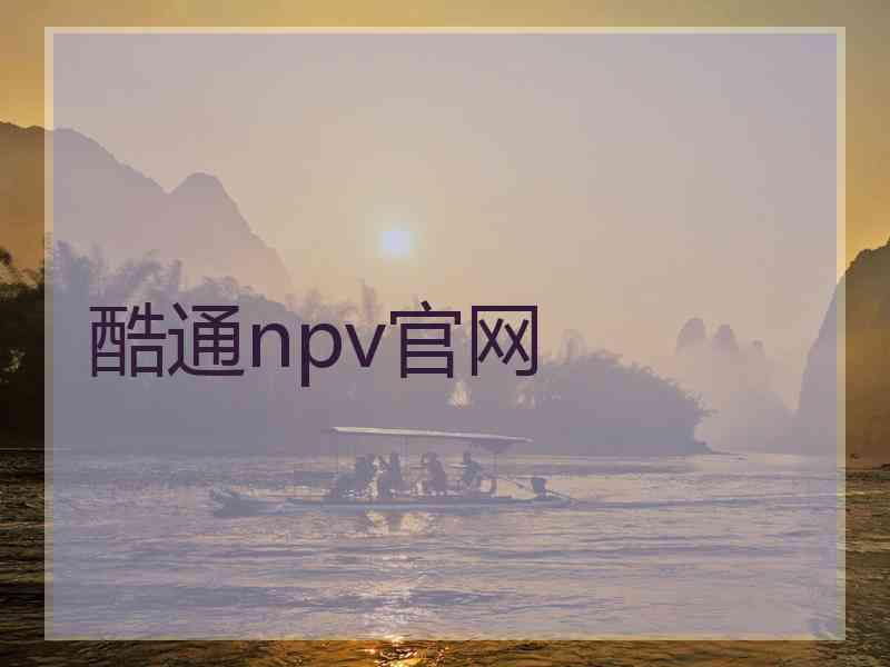 酷通npv官网