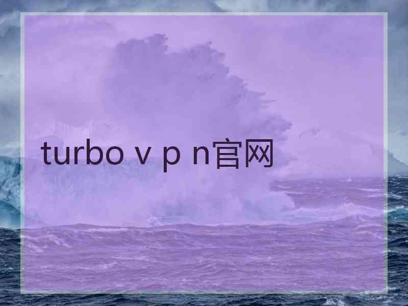 turbo v p n官网