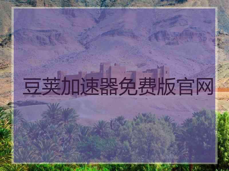 豆荚加速器免费版官网