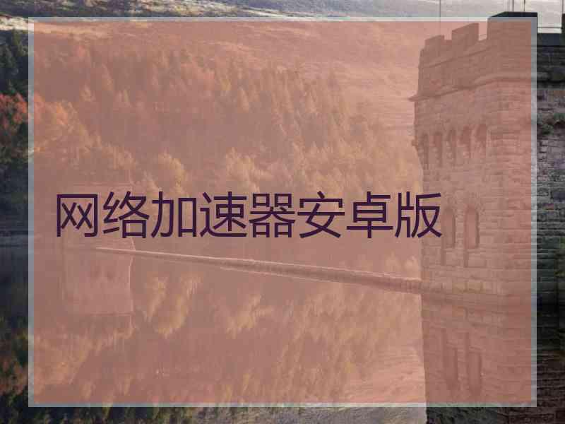 网络加速器安卓版