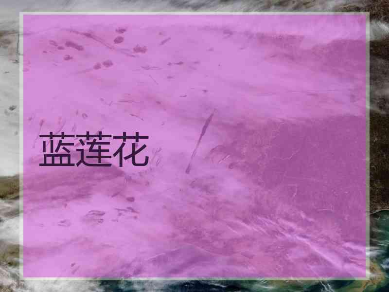 蓝莲花