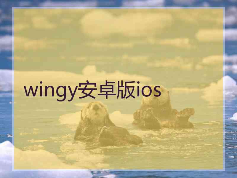 wingy安卓版ios
