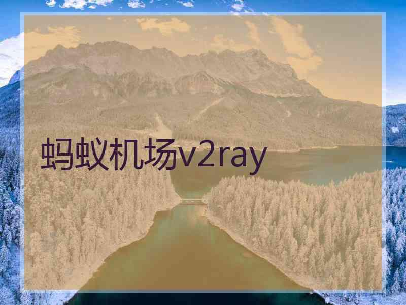 蚂蚁机场v2ray