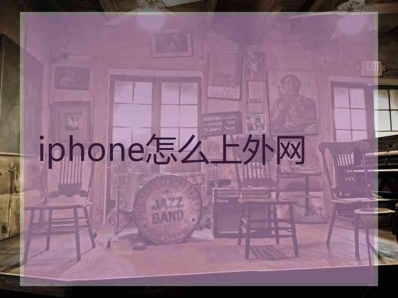 iphone怎么上外网