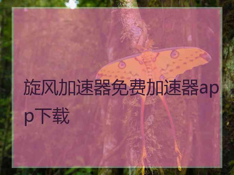 旋风加速器免费加速器app下载