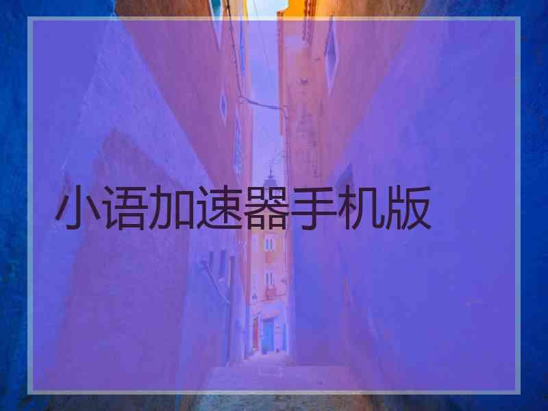 小语加速器手机版