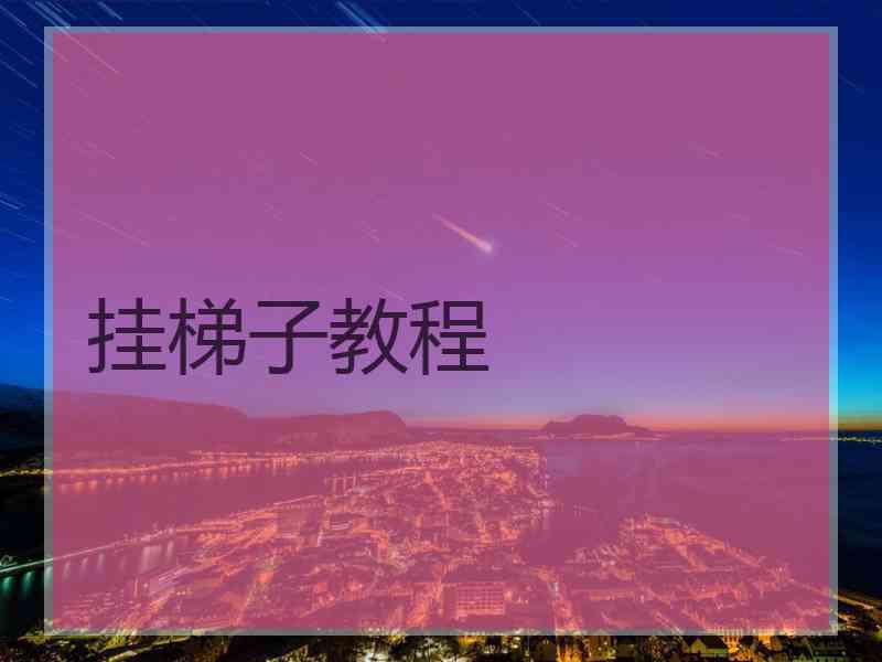挂梯子教程