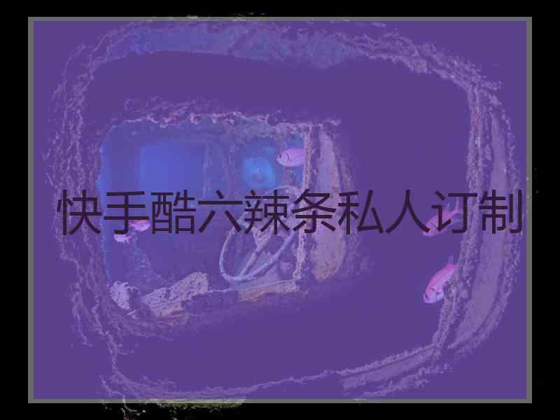 快手酷六辣条私人订制