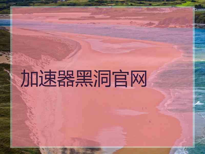 加速器黑洞官网