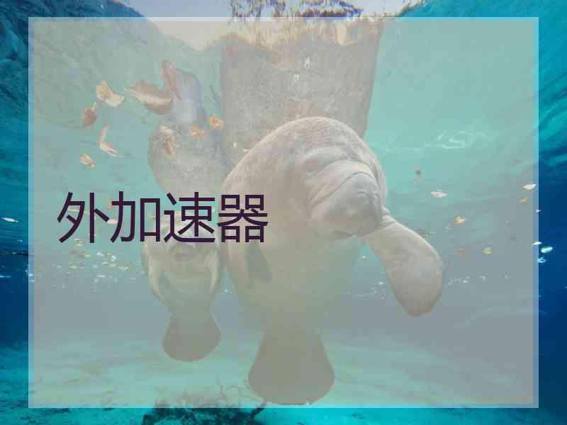 外加速器