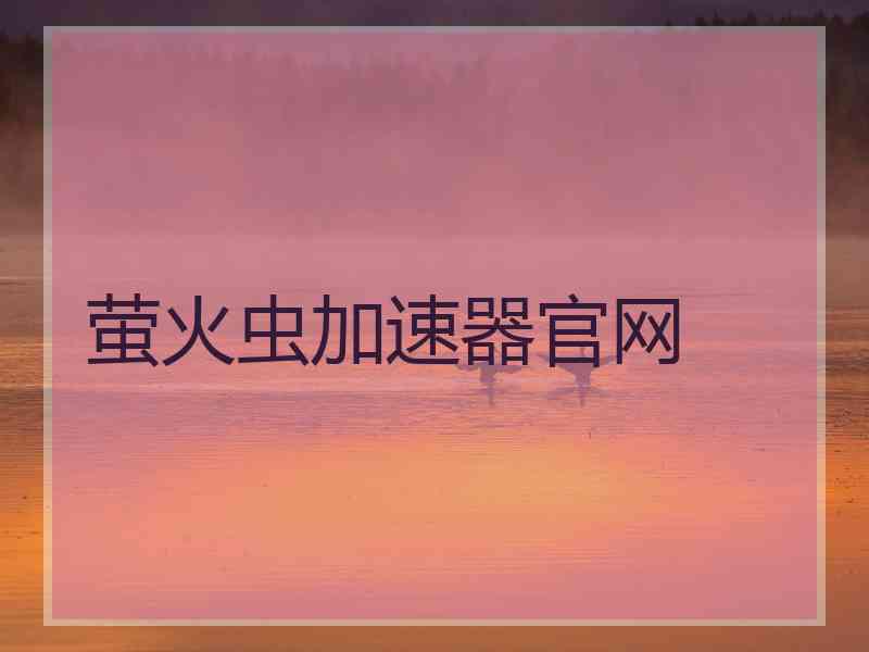 萤火虫加速器官网