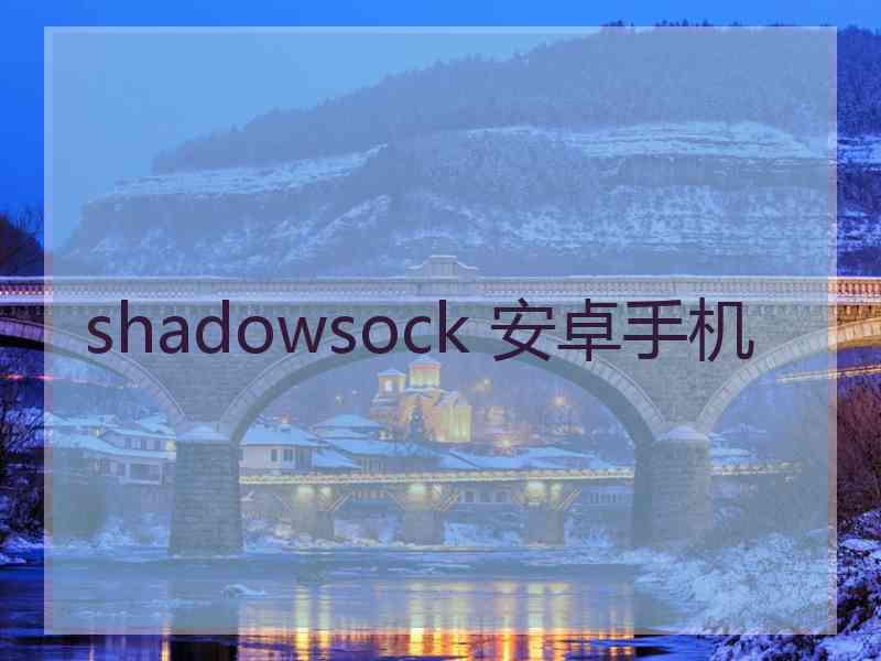 shadowsock 安卓手机