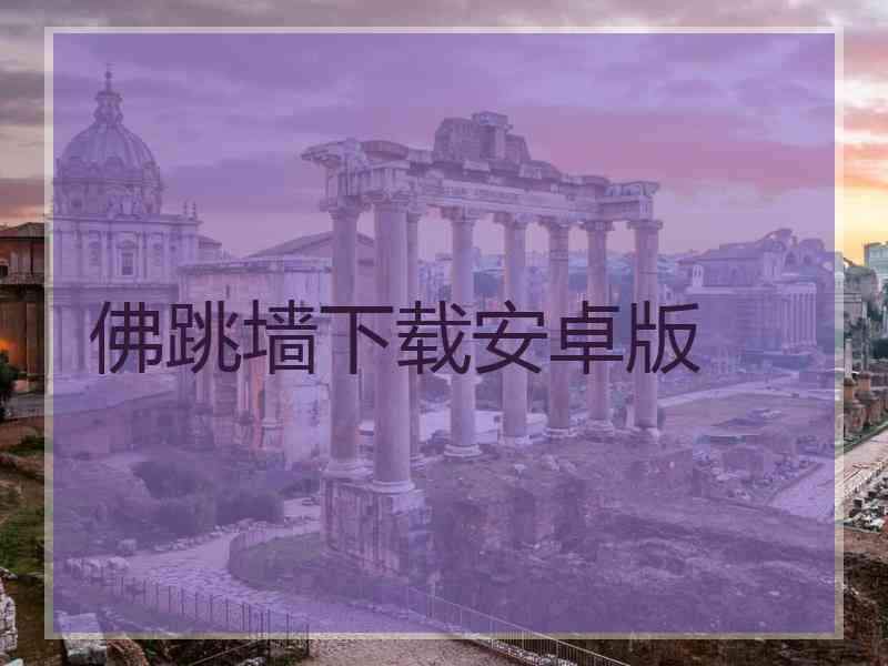 佛跳墙下载安卓版