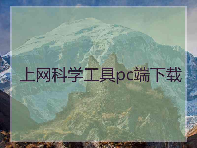 上网科学工具pc端下载