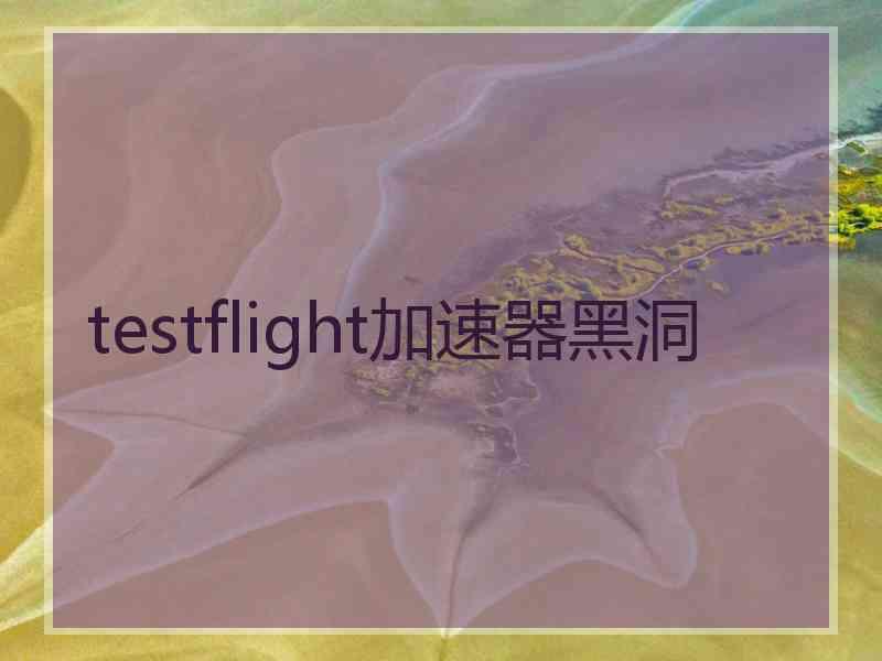 testflight加速器黑洞