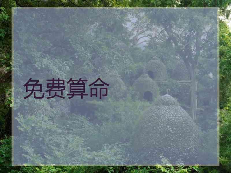免费算命