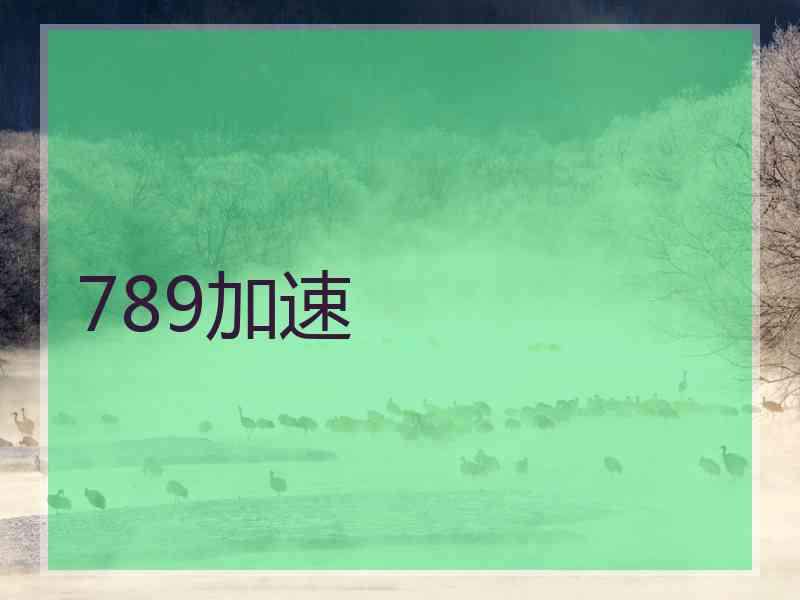 789加速