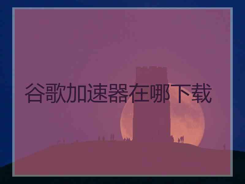 谷歌加速器在哪下载