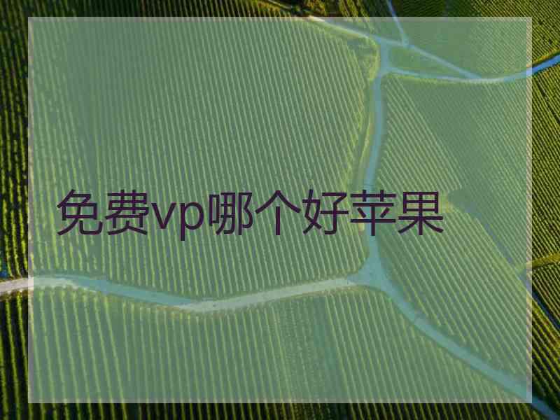 免费vp哪个好苹果