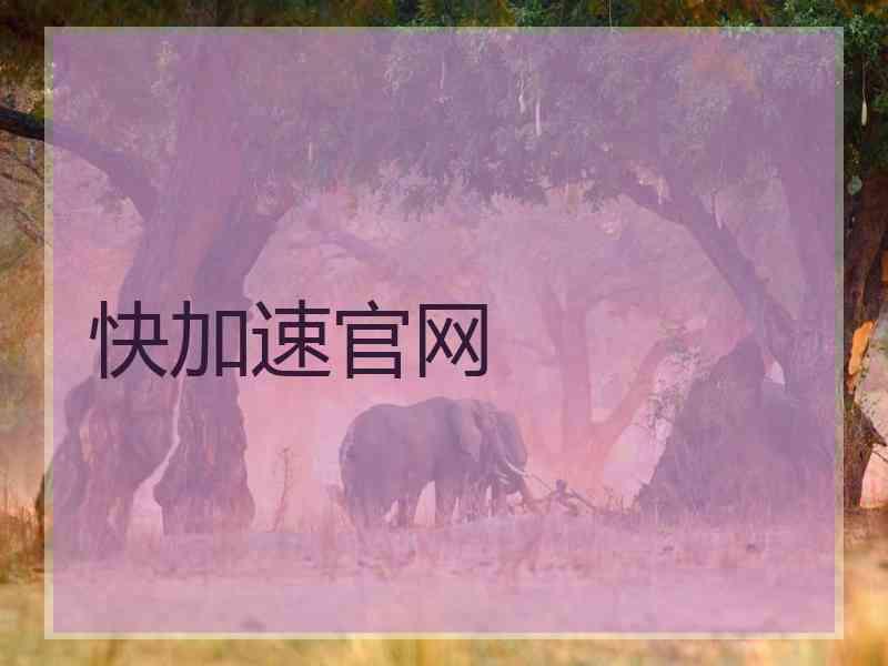 快加速官网