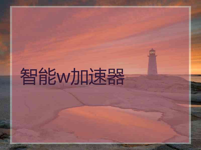 智能w加速器