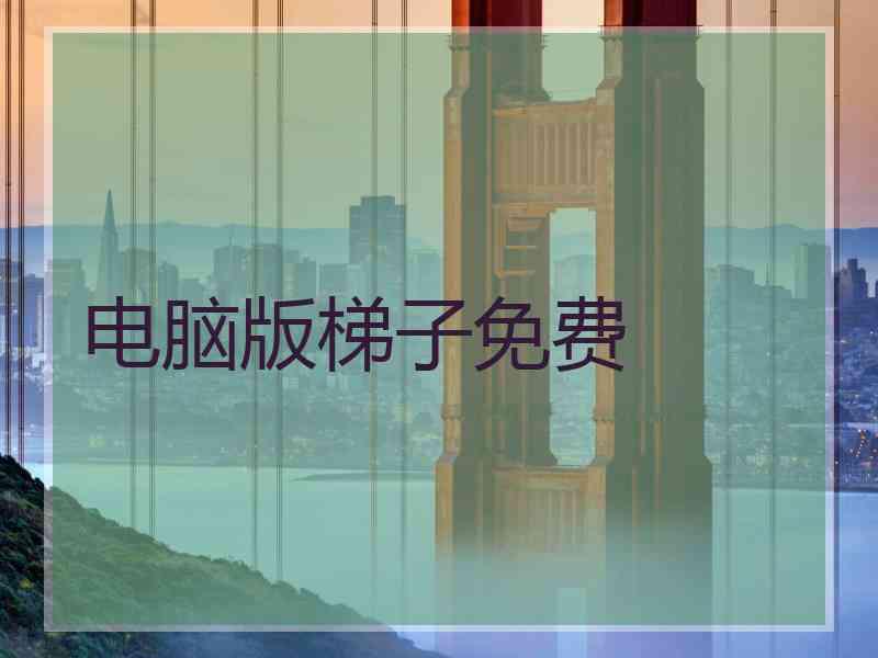电脑版梯子免费
