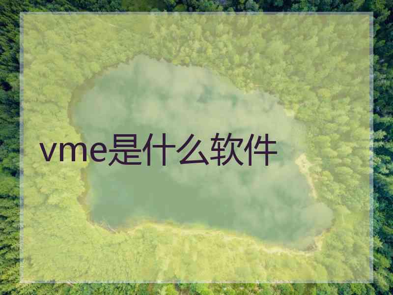 vme是什么软件