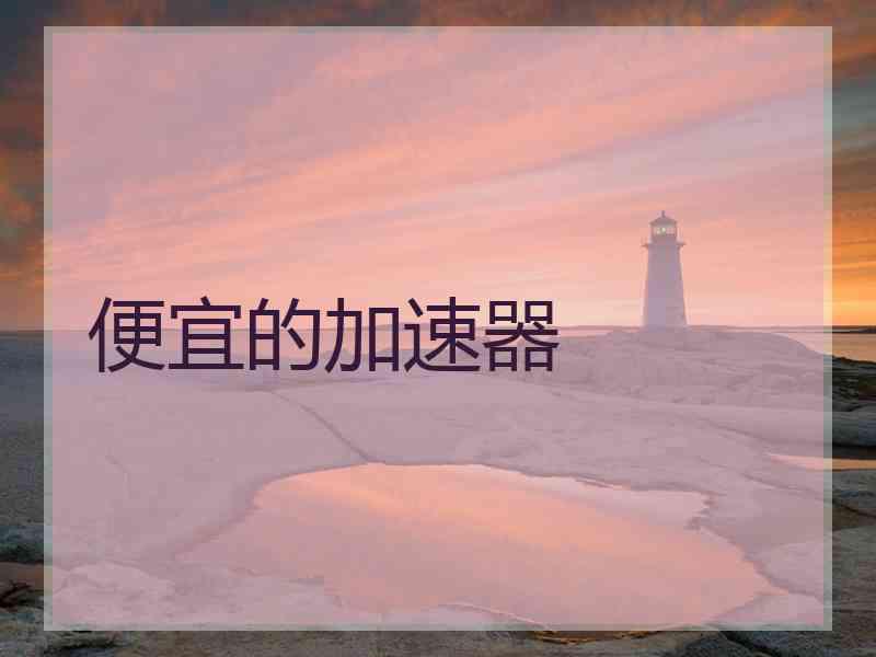 便宜的加速器