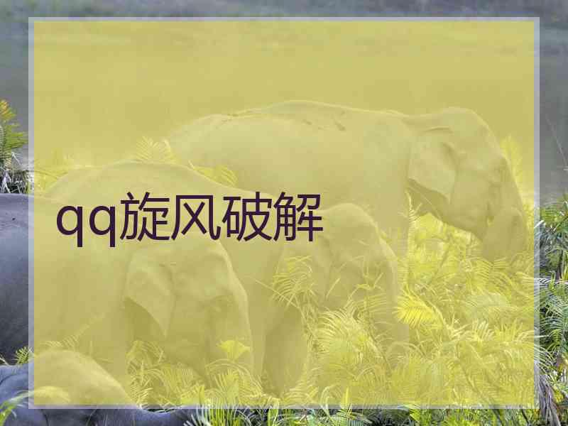 qq旋风破解