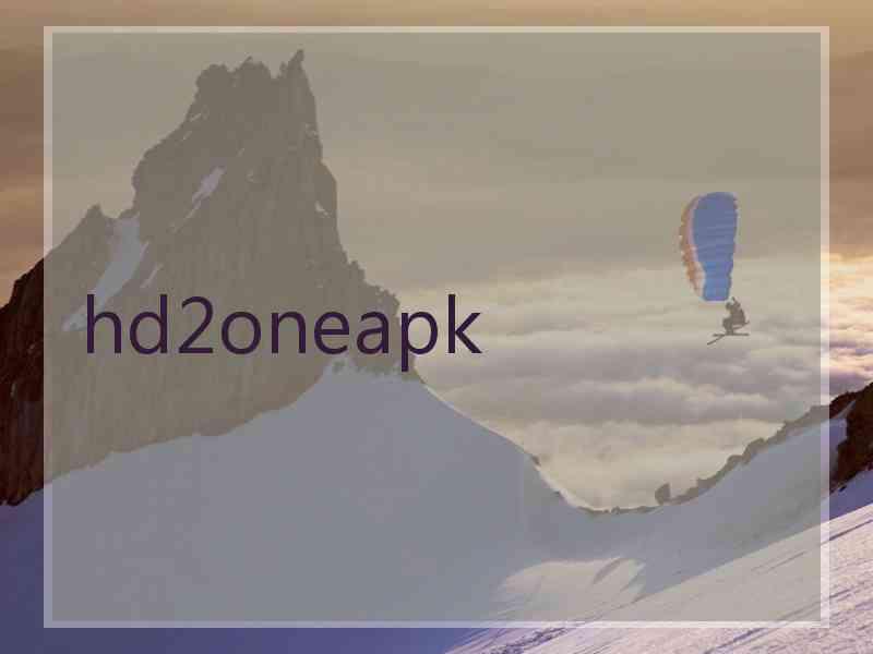 hd2oneapk