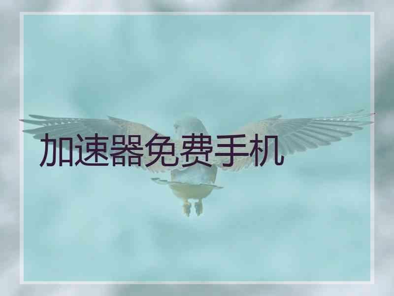 加速器免费手机