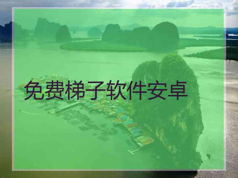 免费梯子软件安卓