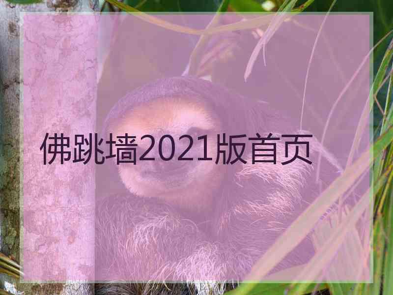 佛跳墙2021版首页