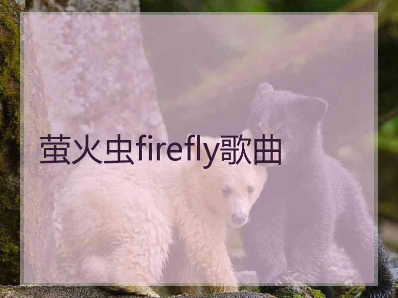 萤火虫firefly歌曲
