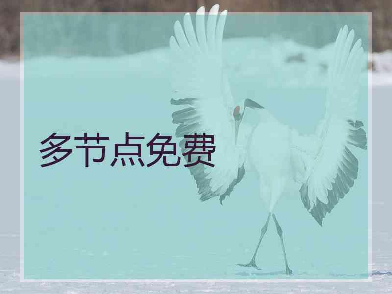 多节点免费